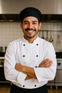 Los beneficios de trabajar como cocinero.